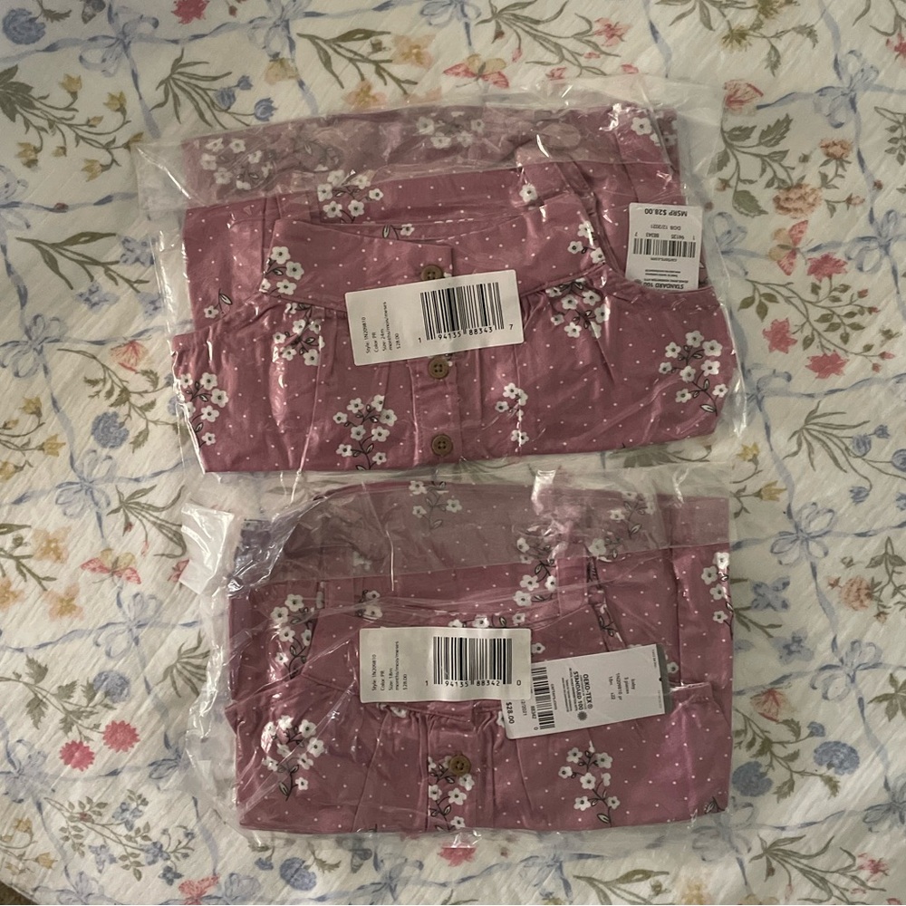 NEW baby girl Carter’s 3-piece floral outfit set size 18 m and 24 m mauve pink - Picture 15 of 16